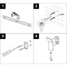 Крючок одинарный LEMARK SMOOTH LINE для полотенец 2 шт чёрный 9712002
